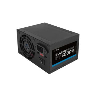 fuente de poder acteck blazar prime ft500p atx 500w 1x20+4 pin + 1xatx 4 + 2xsata + 2xmolex 4 pin + 1x negro