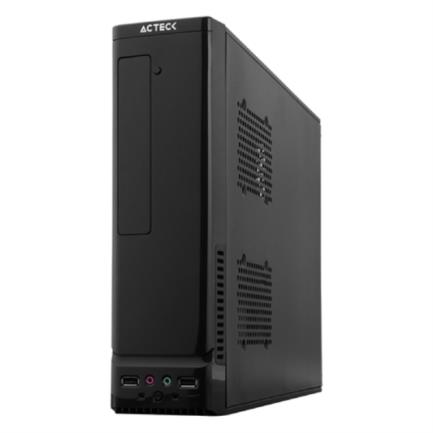 gabinete acteck atom gs240 mini torre slim con fuente 500w micro atx/mini itx 2xusb 2.0 1 ventilador essential series gabinete acteck atom gs240 mini torre slim con fuente 500w micro atx/mini itx 2xusb 2.0 1 ventilador essential series