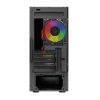 gabinete gamer balam rush micro torre nyx gi730 max mb m atx panel izq cristal frente sólido usb 3.0/3xfan rgb negro
