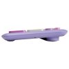 kit teclado y mouse acteck creator chic colors mk475 inalámbrico 2xbaterías aaa incluidas color morado