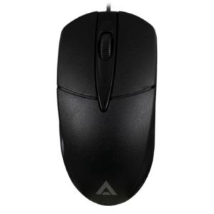 mouse alámbrico usb optimize ma210 essential series diseño estándar 1200dpi 2 botones conexión usb a 1.5m color negro