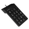 teclado numérico acteck inspire tn220 alámbrico delgado y compacto usb color negro