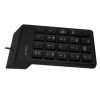 teclado numérico acteck inspire tn220 alámbrico delgado y compacto usb color negro