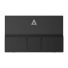 monitor acteck 15.6" portatil plano ips lp15y fhd 60hz minihdmi base ajustable elite negro