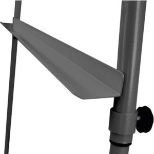 tripié alfaro de acero altura 160 cm ajustable con porta tablero y patas antiderrapantes