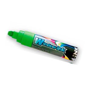 marcador a ink p/vidrio 15mm verde c/12