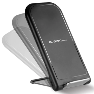 cargador argomtech convertible inalambrico 10 w carga rápida bobinas duales micro usb