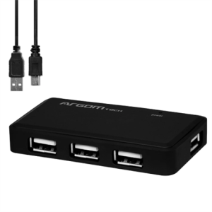 mini hub argomtech de 4 puertos usb 2.0