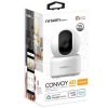 cámara inteligente argomtech convoy 40 para interior 3mp 1296p 2k qhd 128gb lente 355° 10m color blanco