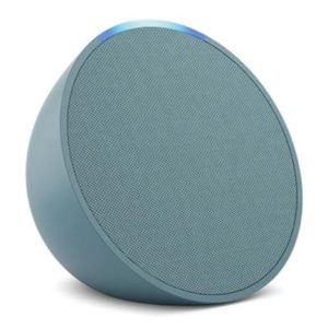 bocina inteligente alexa amazon echo pop proyección frontal de 1.95" wi fi/bluetooth color verde azulado