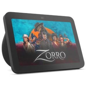 bocina inteligente amazon echo show 8 color negro 3ra generacion