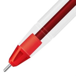 bolígrafo azor pin point mediano 1.0mm rojo caja c/12