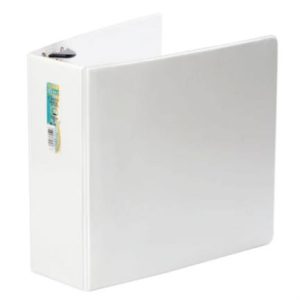 carpeta kinera vinil aro "d" 3" blanca c/8