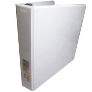carpeta kinera vinil aro "d" 1.5" blanca c/18