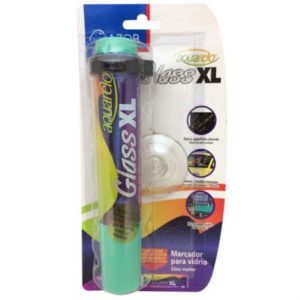 marcador aquarelo glass xl punta cincel color verde blister c/1 pza