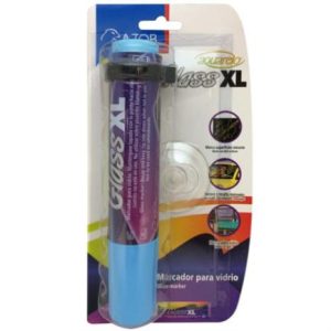 marcador aquarelo glass xl blister color azul c/1 pza