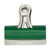 agarrapapel baco bull dog no.400 verde 76mm c/12