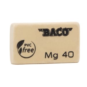 goma baco migajón mg 40 caja c/40 pzas