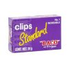 clip baco estándar #1 galvanizado paquete c/10 cajas c/100 clips c/u