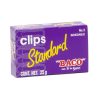 clip baco estándar #2 galvanizado paquete c/10 cajas c/100 clips c/u