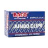 clip baco jumbo caja c/100 clips