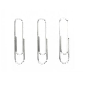 clip niquelado baco #1 paquete c/10 cajas c/100 clips c/u