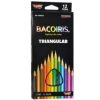 lapices de colores bacoiris triangular pleg. c/12 largo