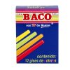 gis baco colores cajita c/12 piezas