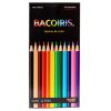 colores baco bacoiris largos caja c/12 pzas