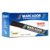 marcador baco permanente plastico negro c/12