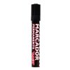 marcador baco permanente tubo aluminio negro c/12