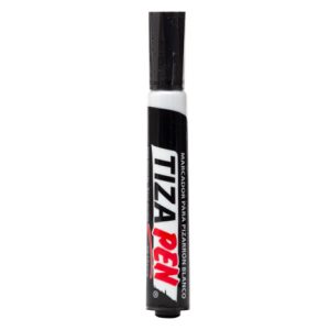 marcador baco tizapen plastico negro c/12