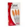 marcador perm tatoo p/fino naranja caja c/6