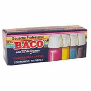 pintura baco p/cartel 20ml cafe #57 a pqte/10