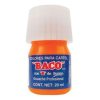 pintura baco para cartel 20ml color naranja c/10 pzas