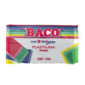 plastilina baco marqueta 180gr blanca no.60