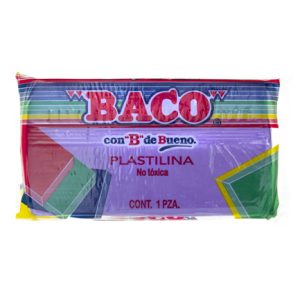 plastilina baco marqueta 180grs color lila