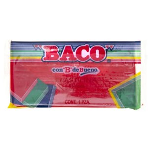 plastilina baco marqueta 180grs color rojo coral