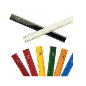 regla baco negra 30cms