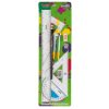equipo geometría baco nd 5050 mediano c 106 con regla de 30 cm