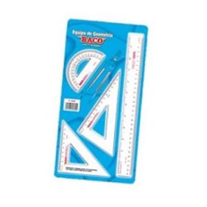 equipo de geometria baco 5050 flexible c/compas c 600