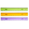 regla irrompible baco 30 cms colores caja c/25