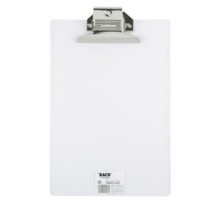 tabla baco plastica transparente carta