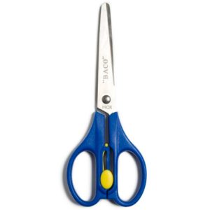 tijeras baco t 16 hogar/oficina 18.5cms mango plastico