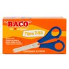 tijera baco t 93 13 cms (5") mango plastico caja c/25