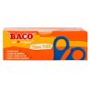 tijera baco t 93 13 cms (5") mango plastico caja c/25