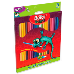 colores berol recreo largos unipunta c/24 pzas
