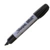 marcador permanente sharpie king size negro punta cincel c/12 pzas