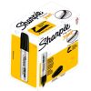 marcador permanente sharpie king size negro punta cincel c/12 pzas