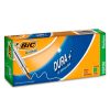 bolígrafo bic cristal dura+ punto mediano 1.0mm color verde c/12 pzas